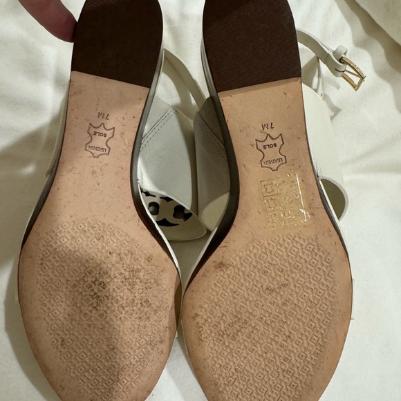 Tory Burch Wedges-white/gold - Picture 3 of 4